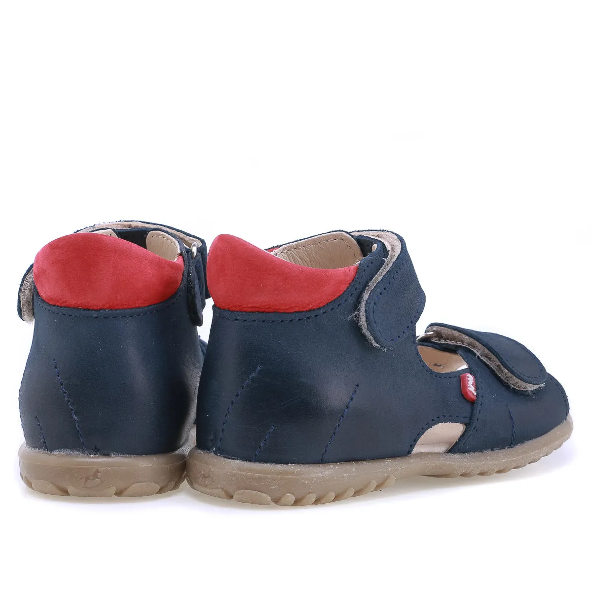 (2428B-13) Emel Navy red First Sandals all