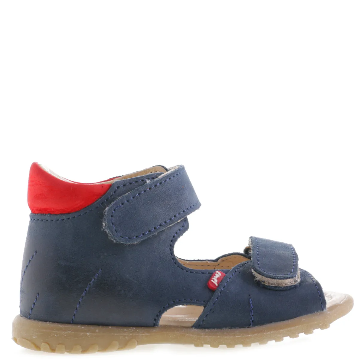 (2428B-13) Emel Navy red First Sandals all