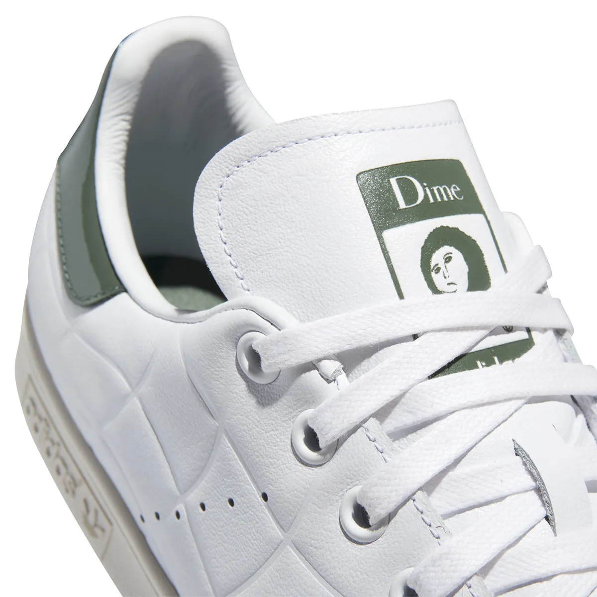 Adidas - Dime Stan Smith Shoes Cloud White/Collegiate Green/Green Oxide