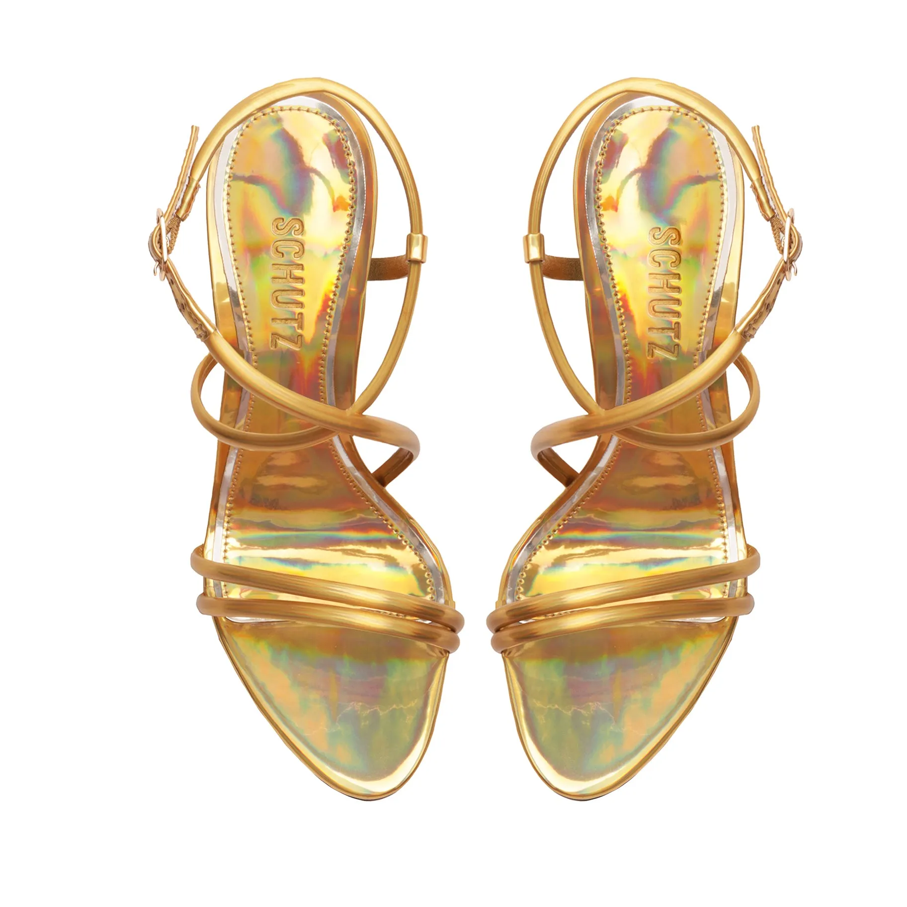 Aimee Specchio Leather Sandal