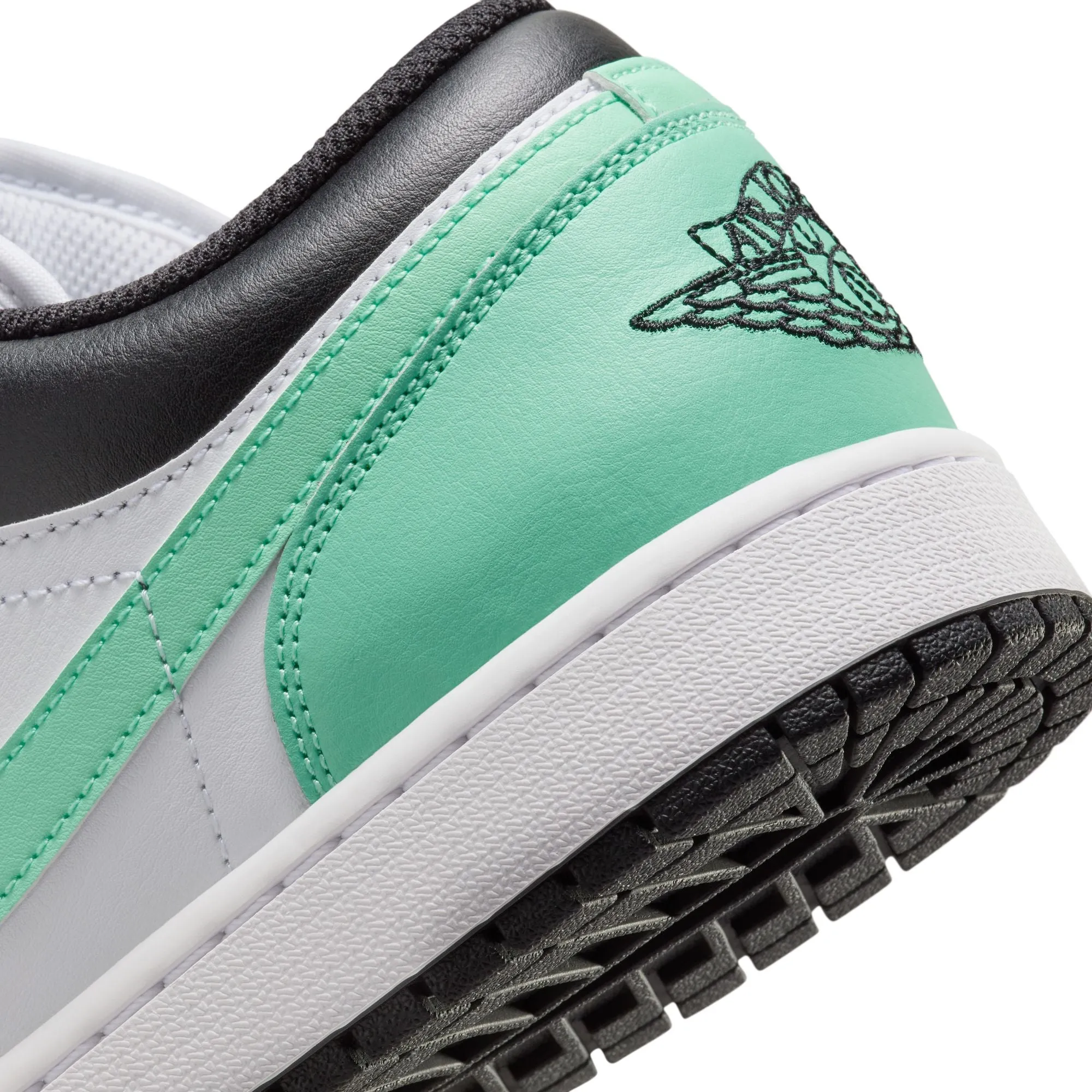 Air Jordan 1 Low (White/Black/Green Glow)