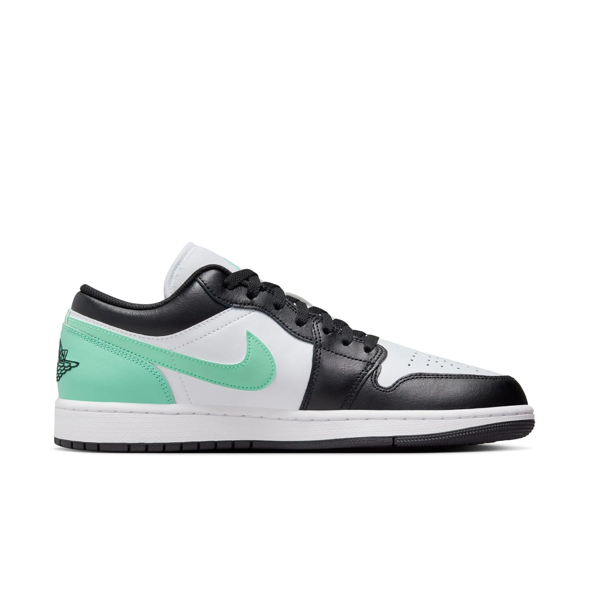 Air Jordan 1 Low (White/Black/Green Glow)