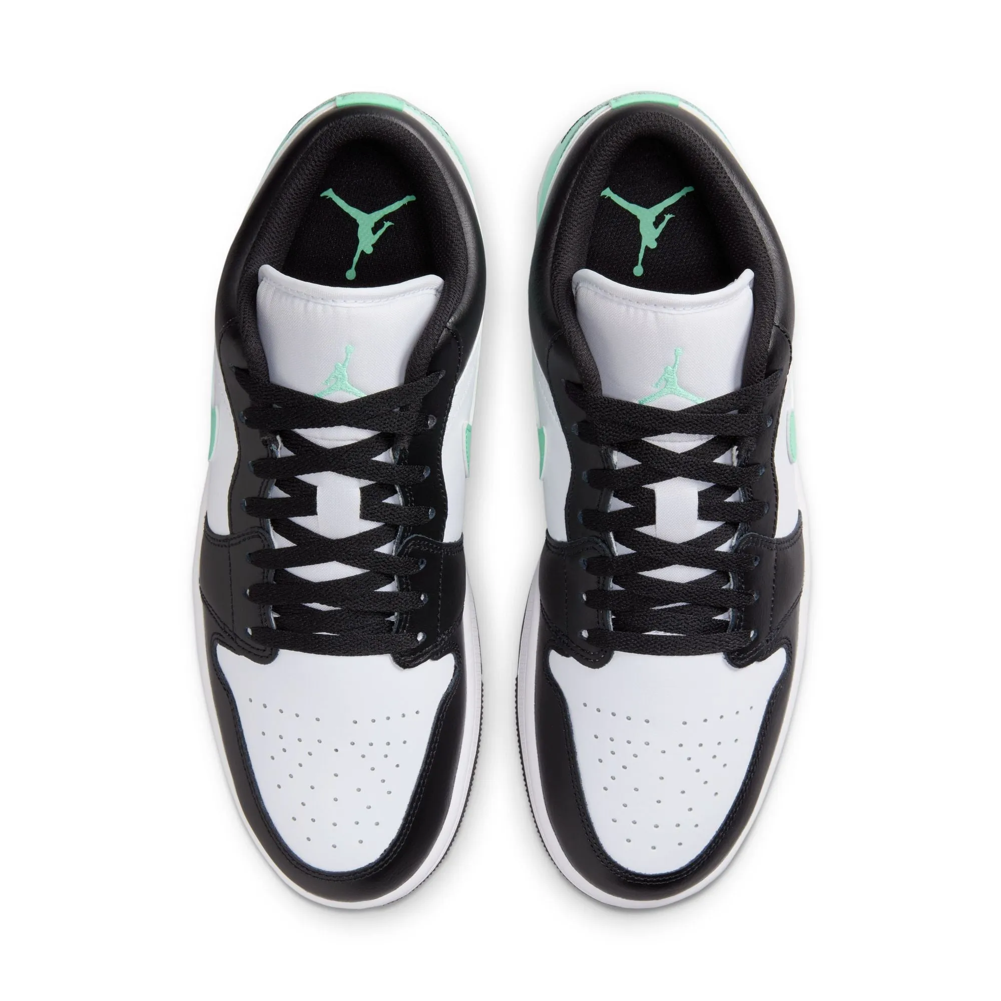 Air Jordan 1 Low (White/Black/Green Glow)