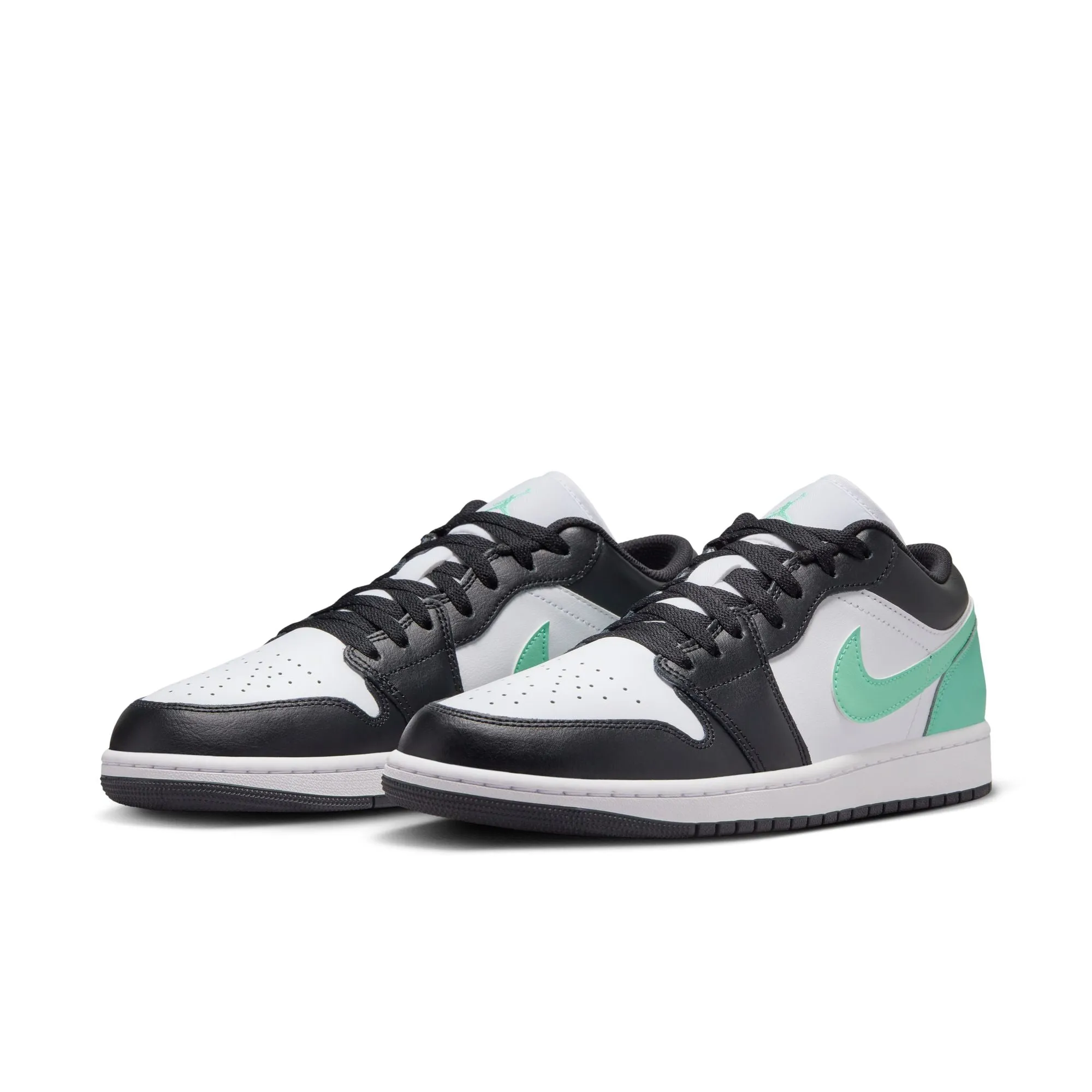 Air Jordan 1 Low (White/Black/Green Glow)