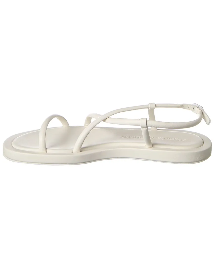 Alexander Mcqueen Strappy Leather Sandal