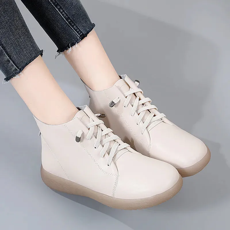 Ankle Boots Genuine Leather Non-Slip - Carmen