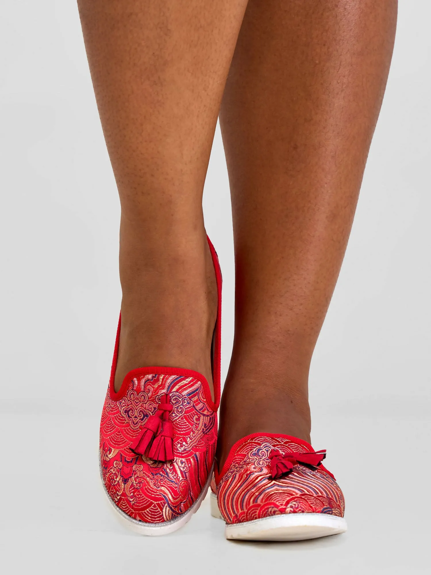 Be Unique Timeless Multicolored Loafer - Red