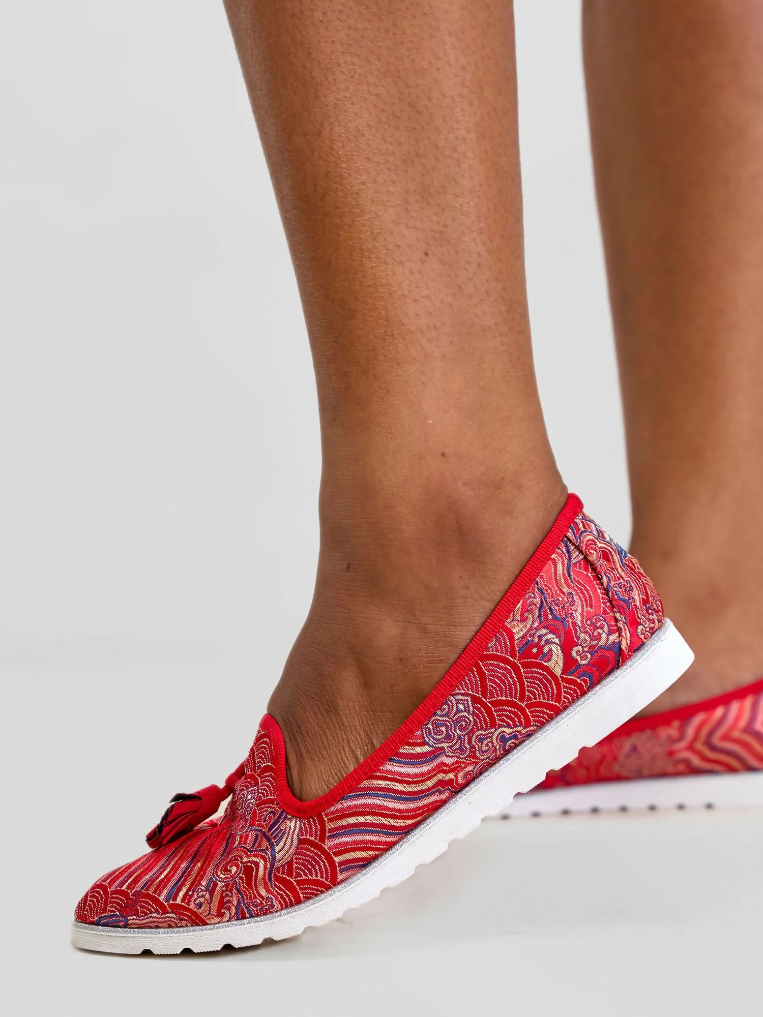 Be Unique Timeless Multicolored Loafer - Red