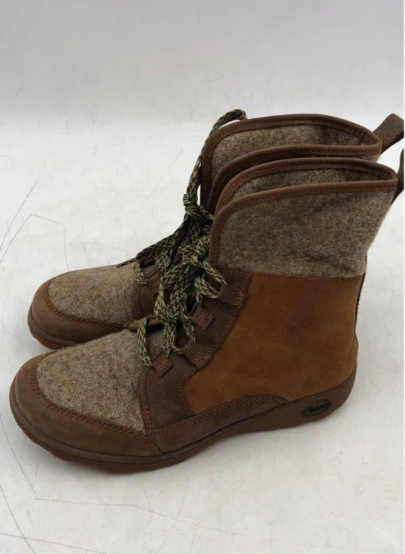 Chaco Women's Pinecone J105446 Brown Ankle Boots - Size 6.5