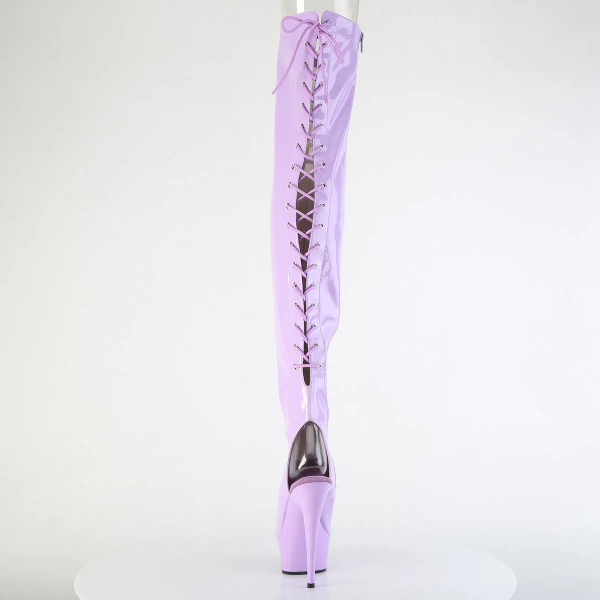 DELIGHT-3017 Lavender Thigh High Boots
