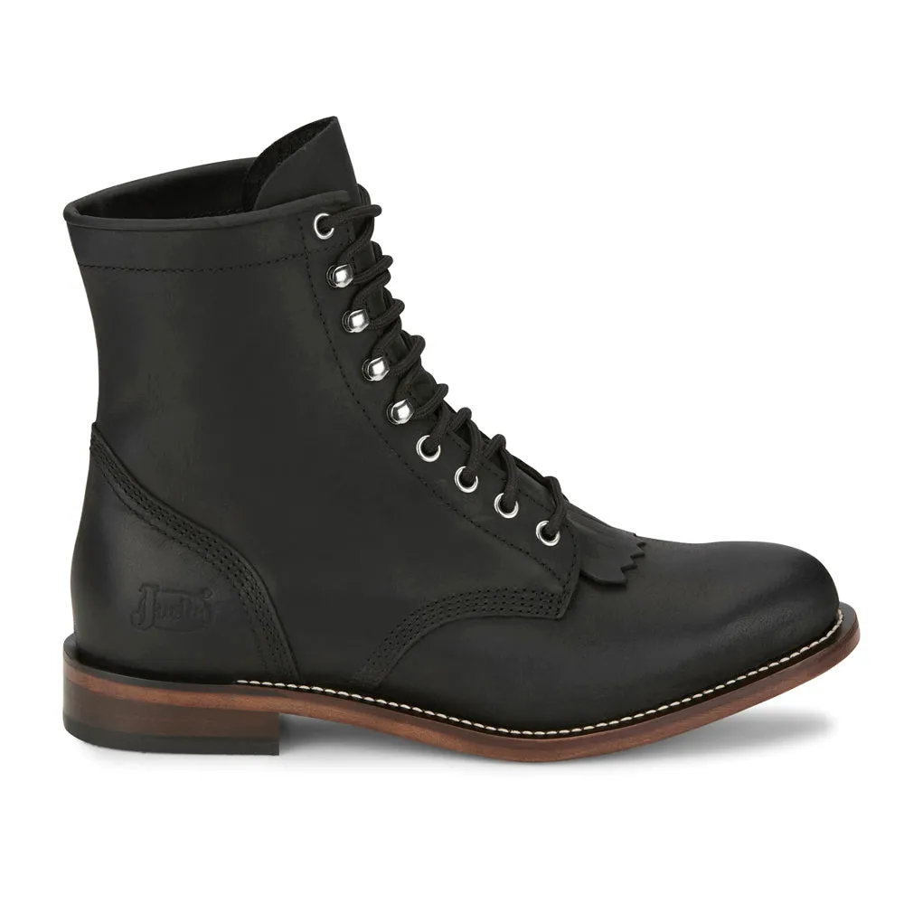 Drennan Lace Up Round Toe Boots