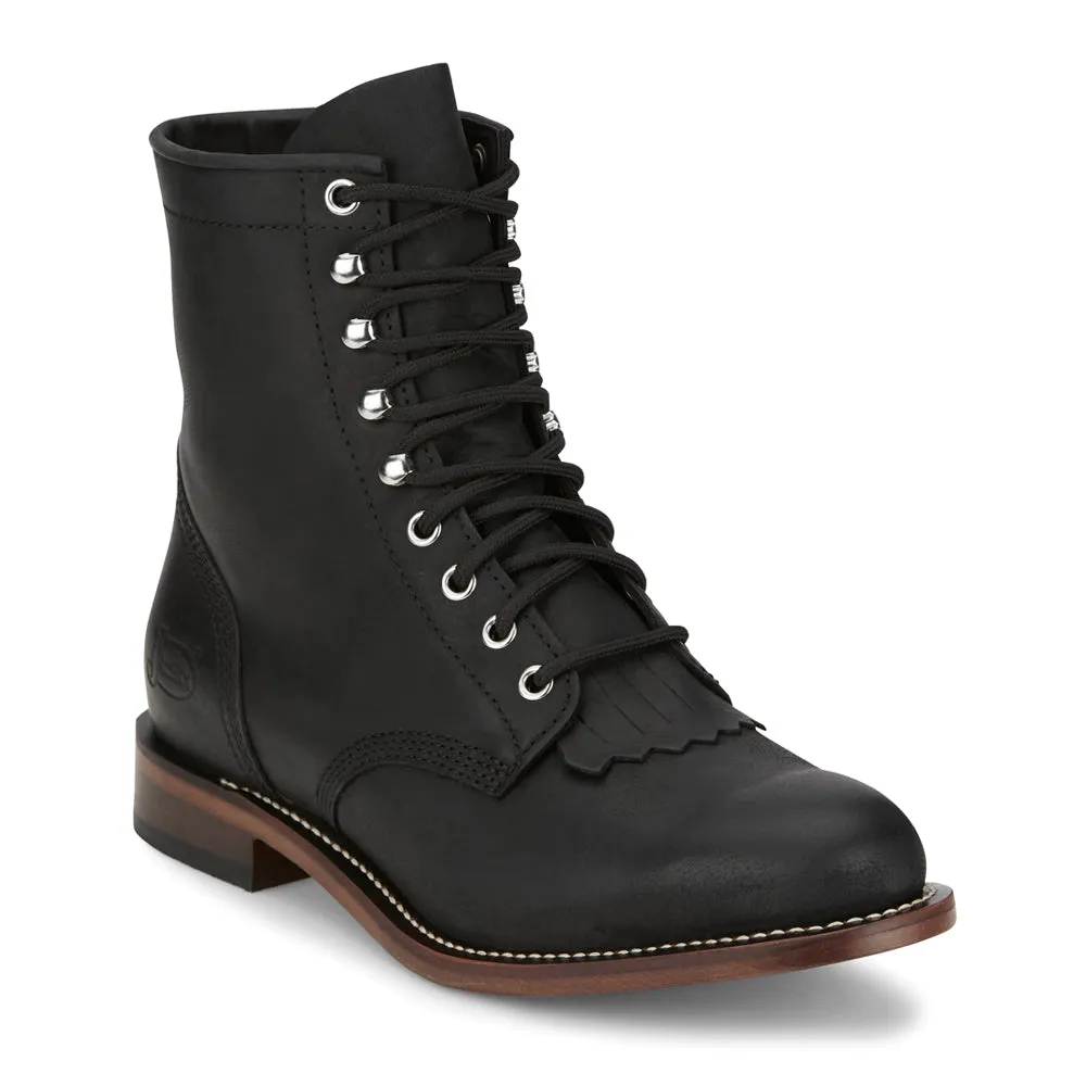 Drennan Lace Up Round Toe Boots