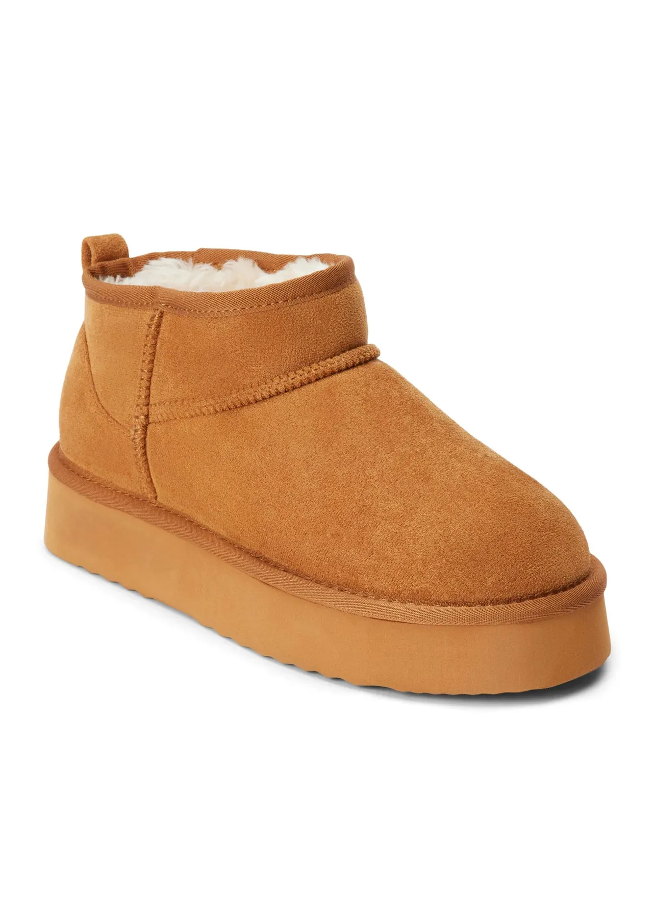 Faux Suede Mini Boots