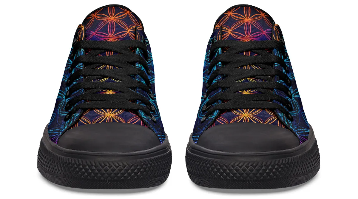 Flower Of Life Low Top Shoes