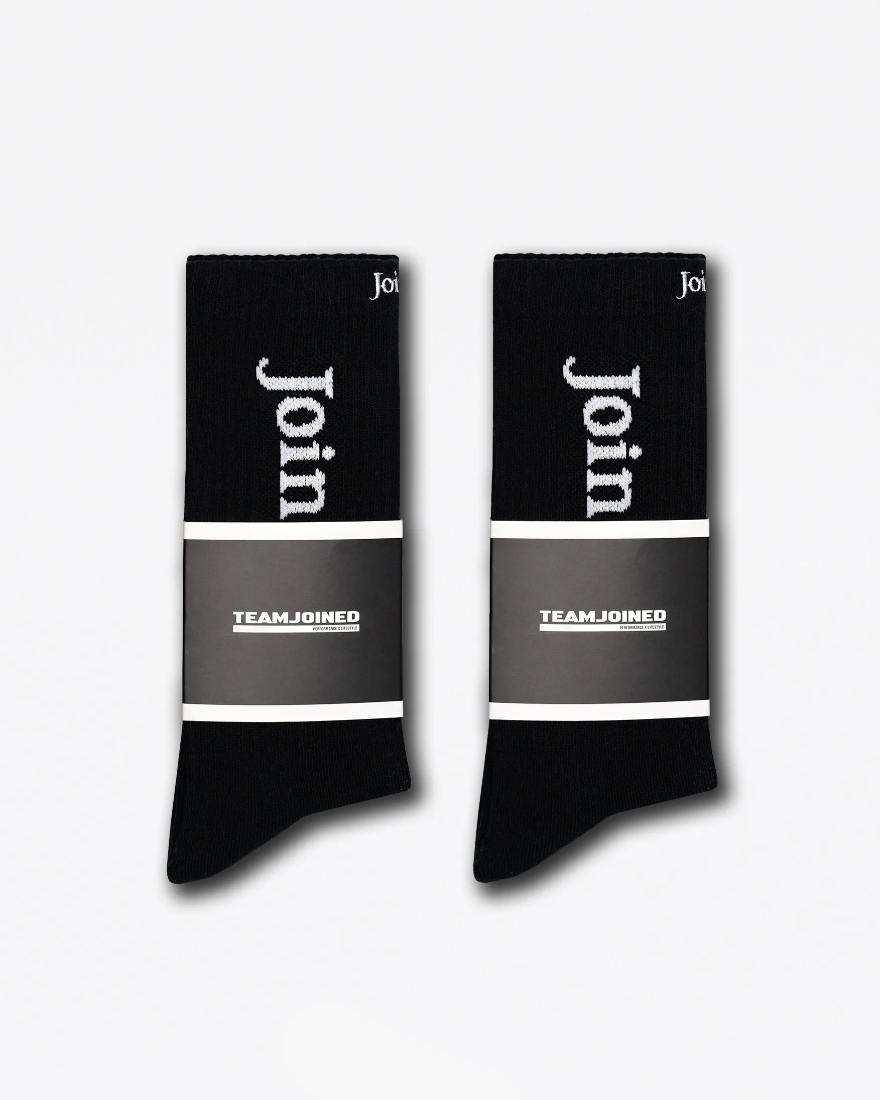 Font Crew Socks 2pk