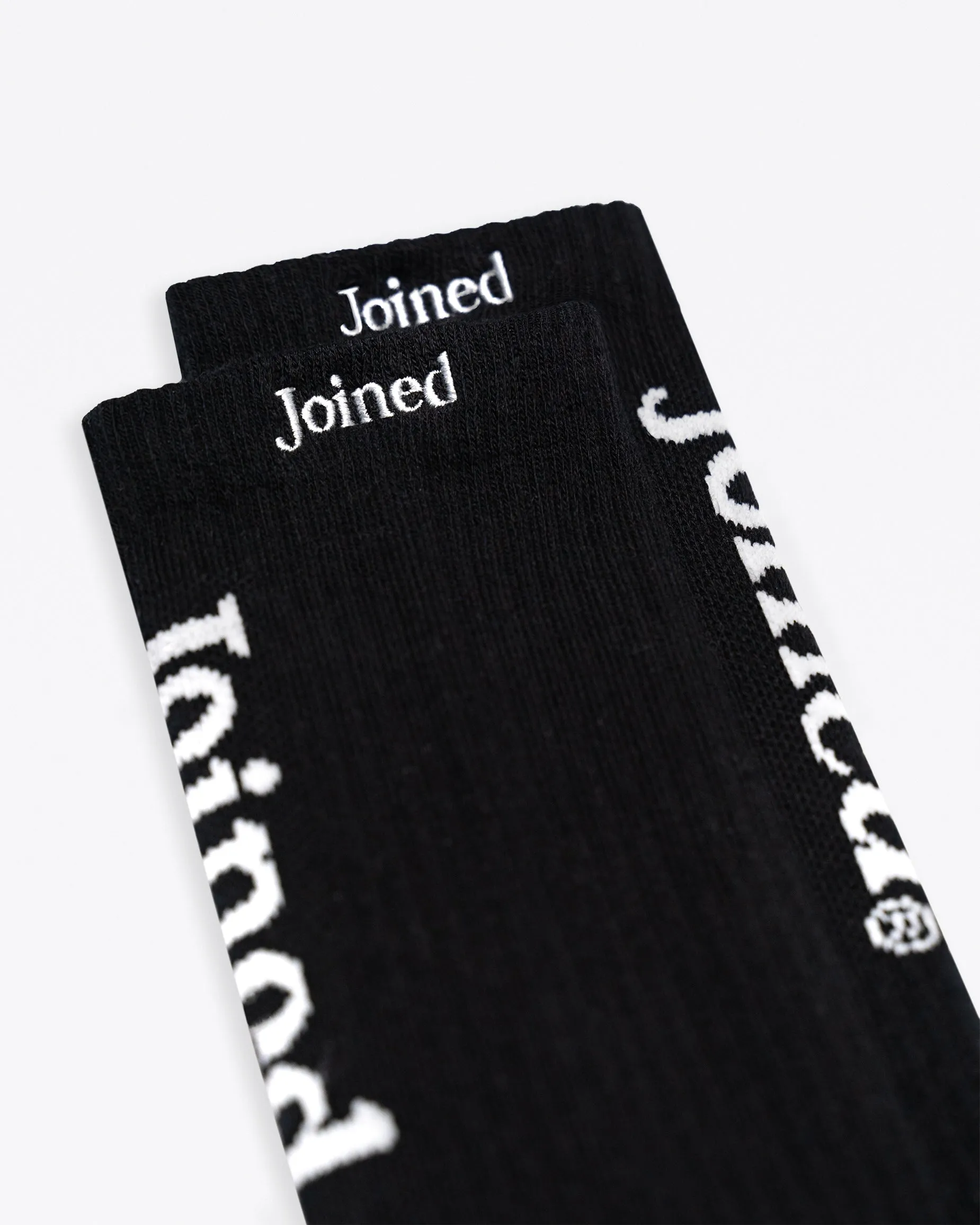 Font Crew Socks 2pk