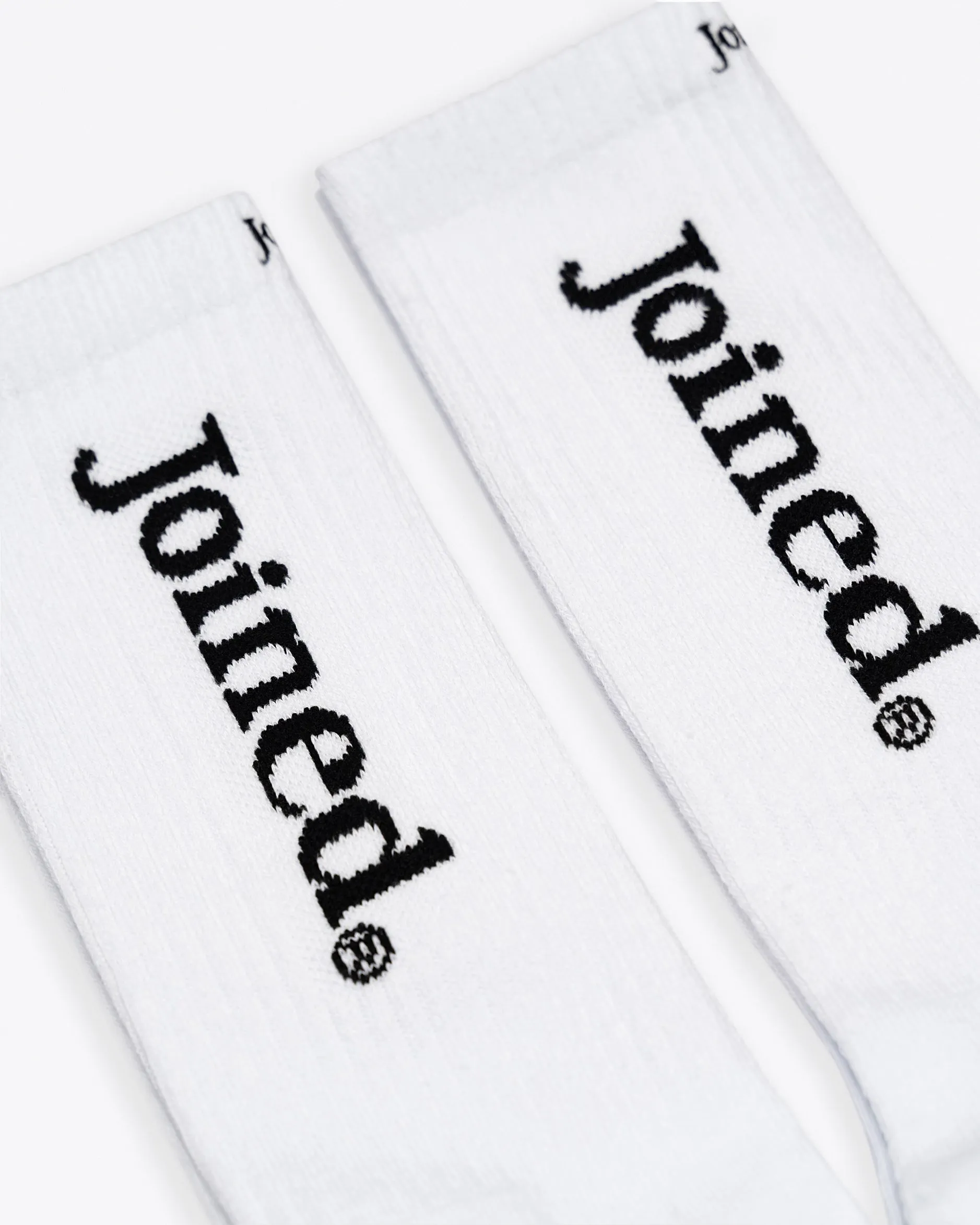 Font Crew Socks 2pk