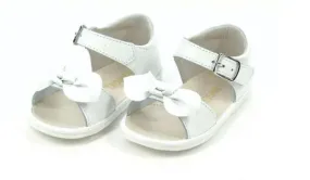Jolie Bow Sandal, White
