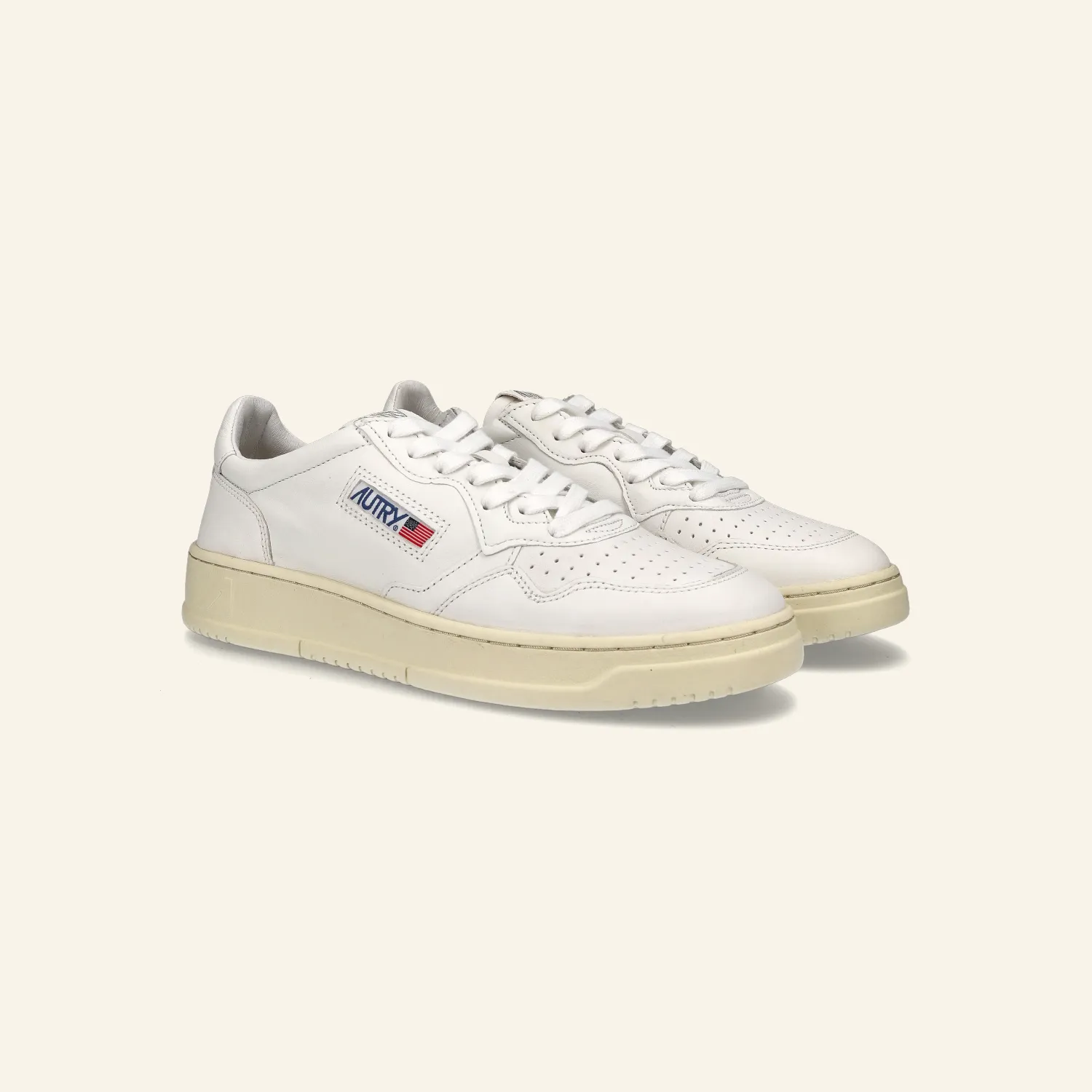 LOW SNEAKER 80's GG04 |  Goat White