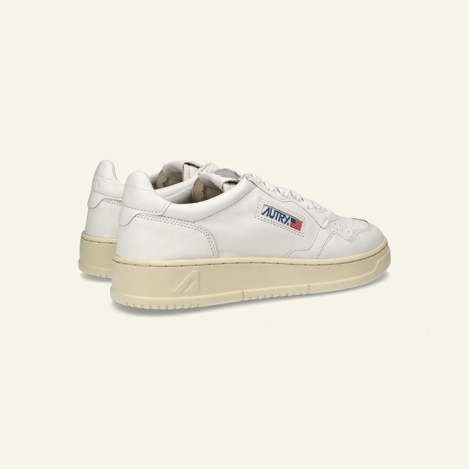 LOW SNEAKER 80's GG04 |  Goat White