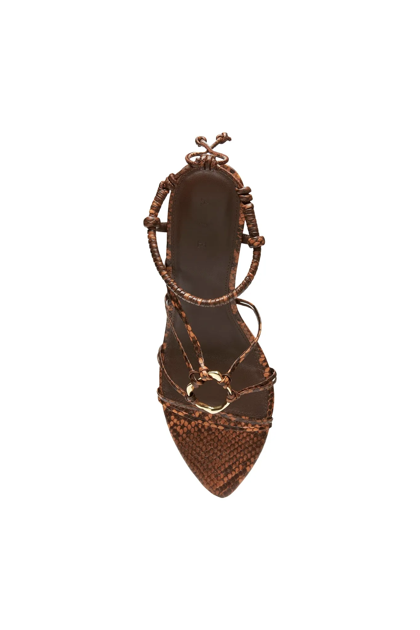 Mirage Snake Effect Heel Sandal
