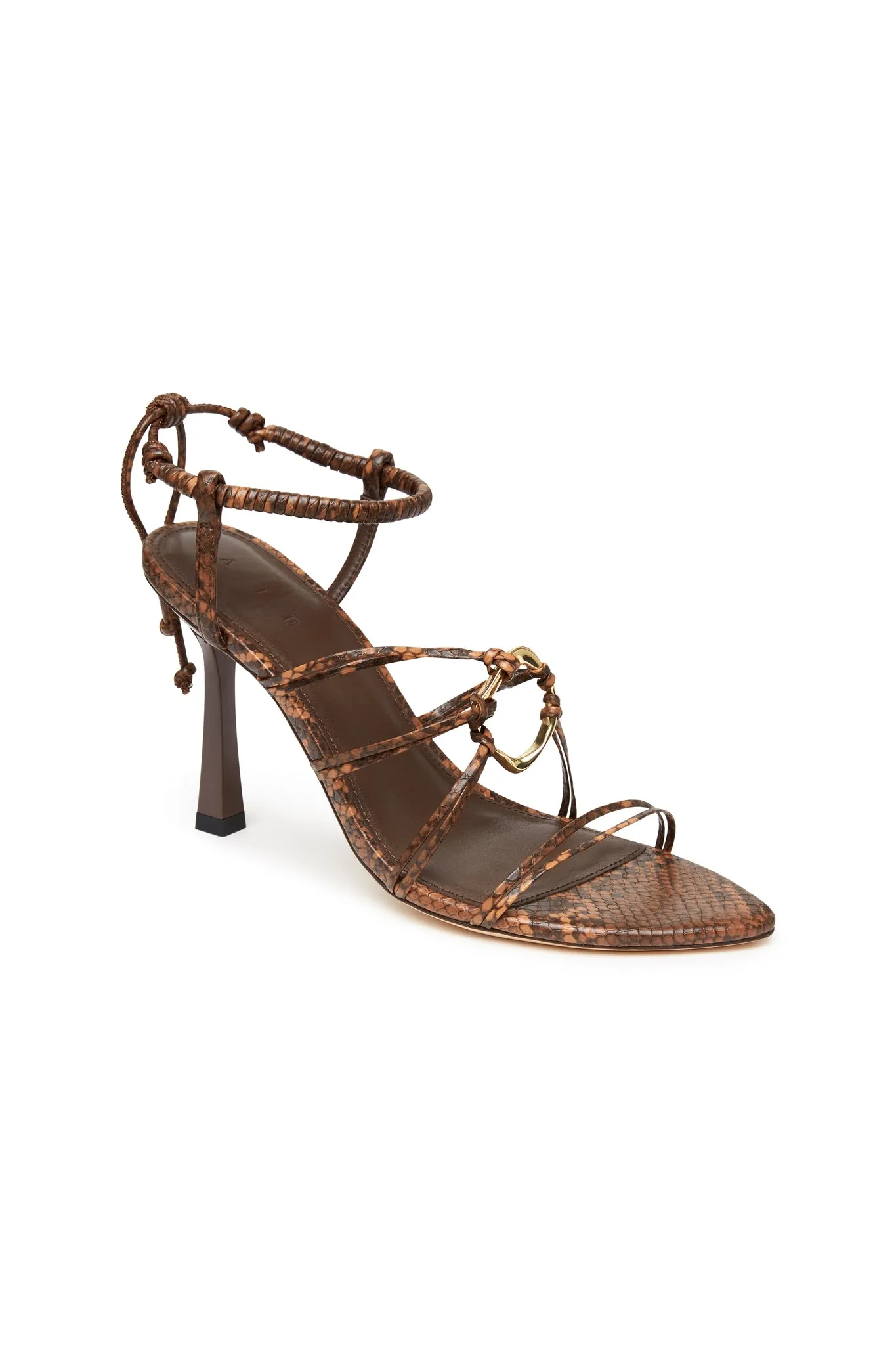 Mirage Snake Effect Heel Sandal