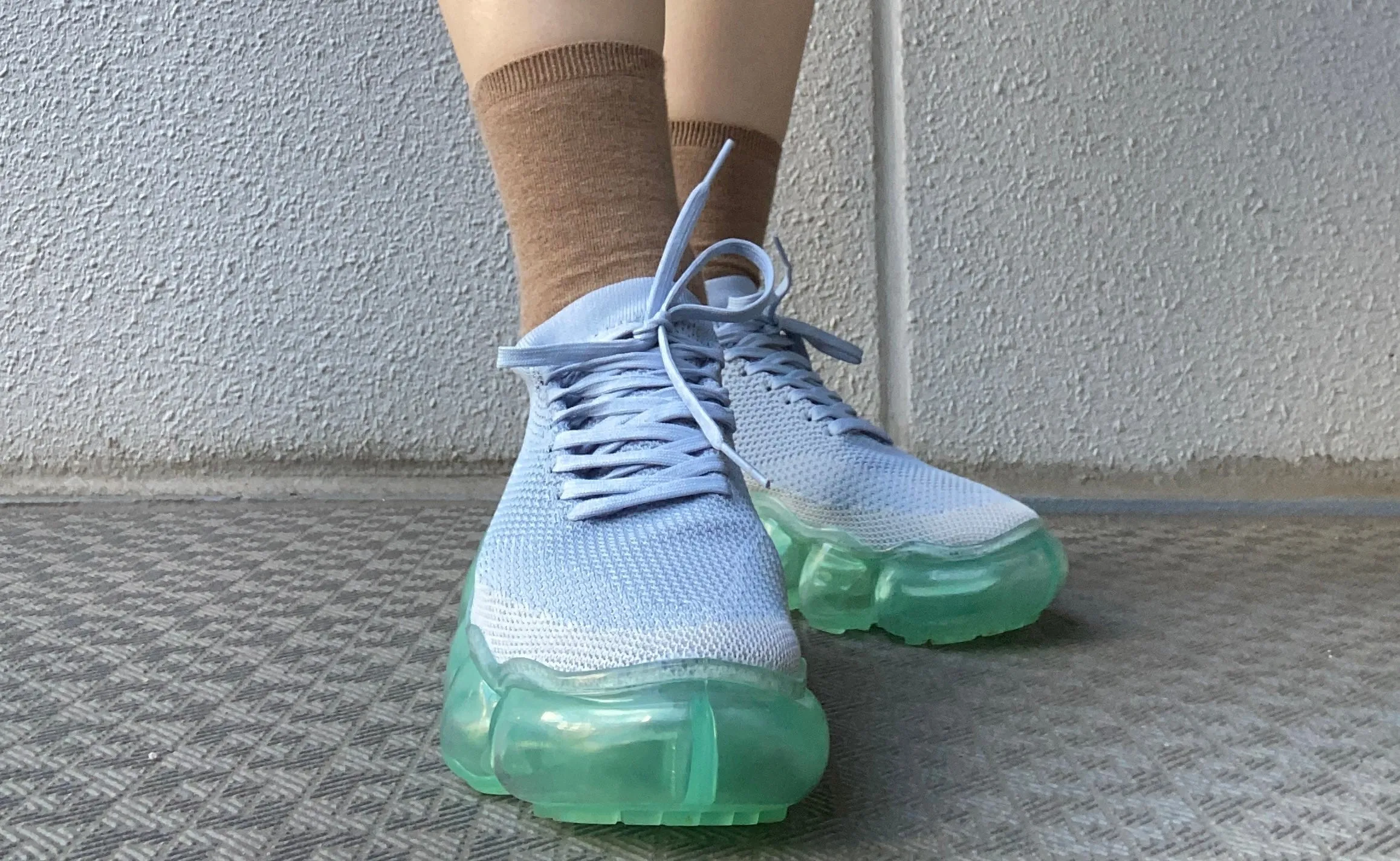 "Jewelry" Basic Shoes / Mint GrayBlue