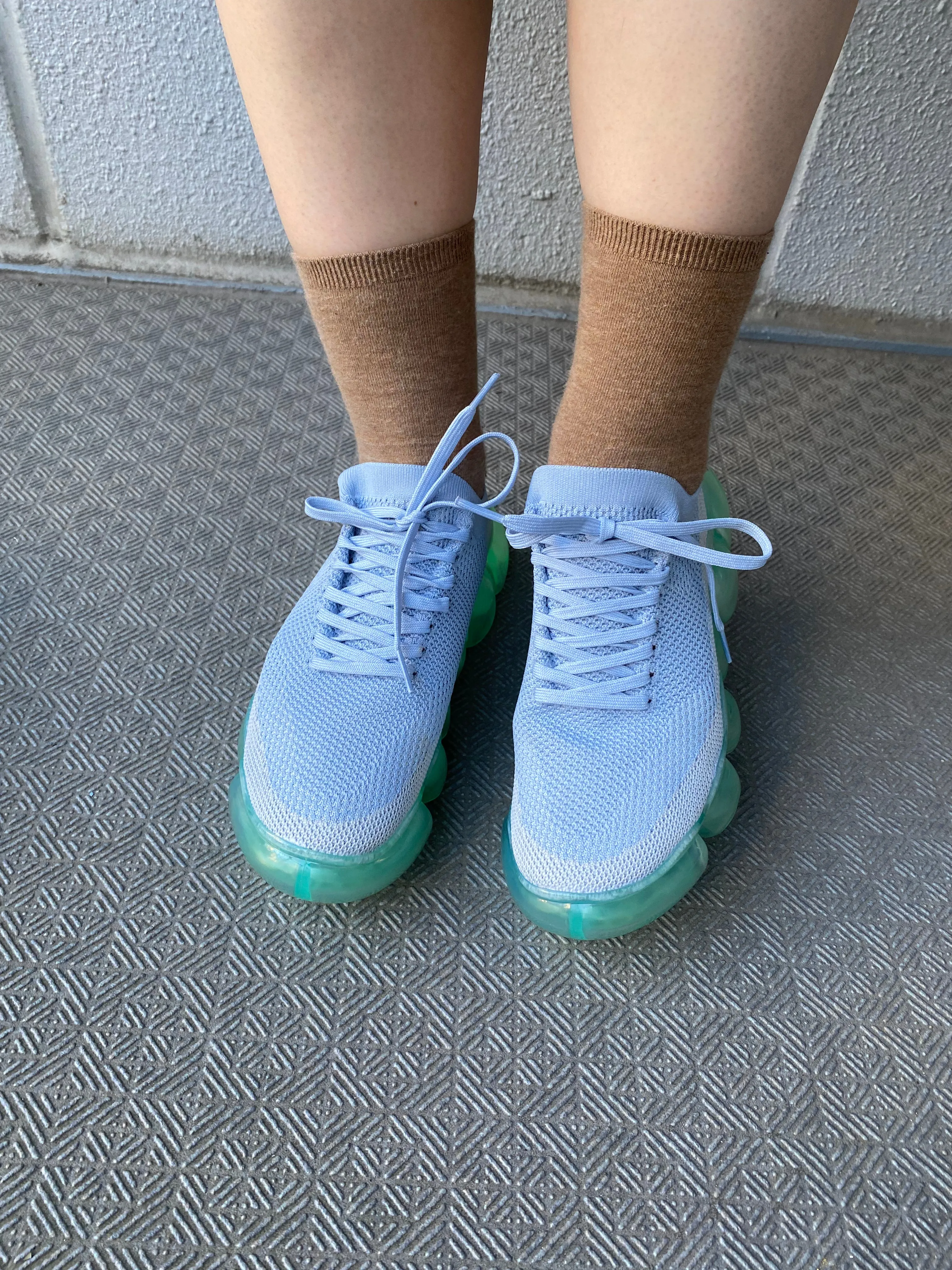 "Jewelry" Basic Shoes / Mint GrayBlue
