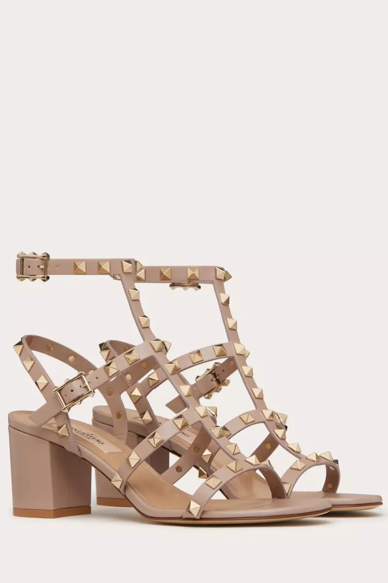 Rockstud Ankle Strap Sandal