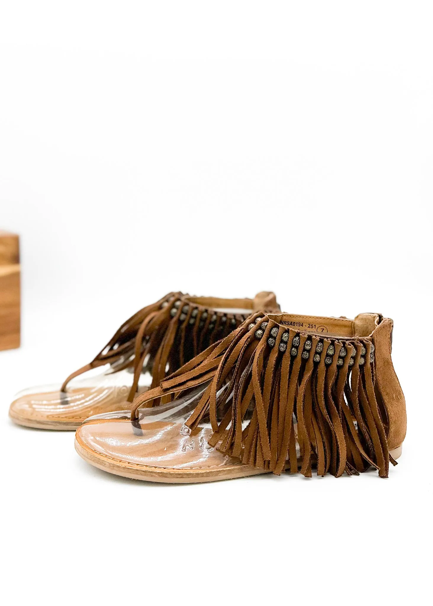 Solene Sandals in Tan