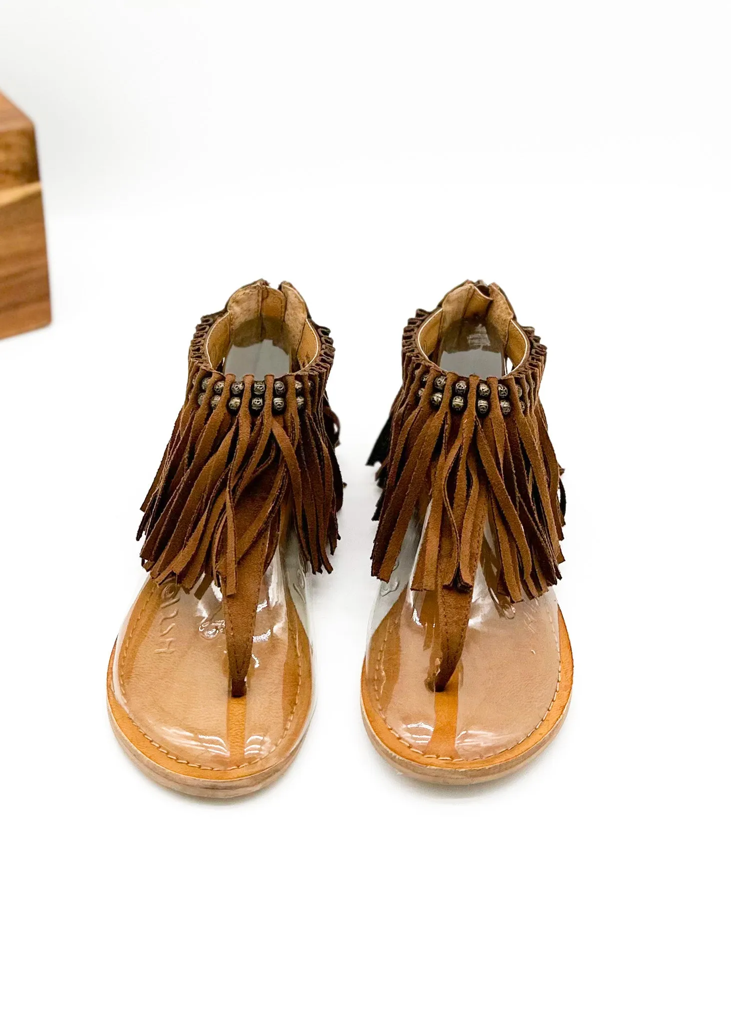 Solene Sandals in Tan