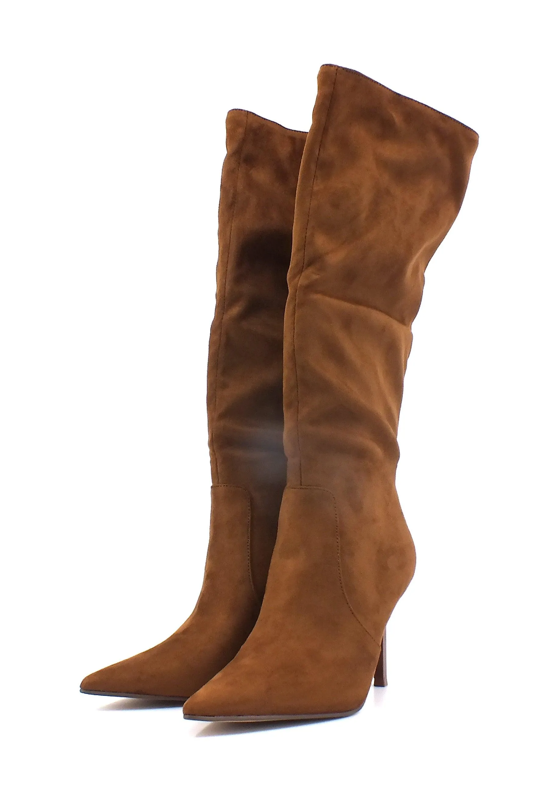 STEVE MADDEN Intruder Stivale Tacco Donna Brown INTR09S1