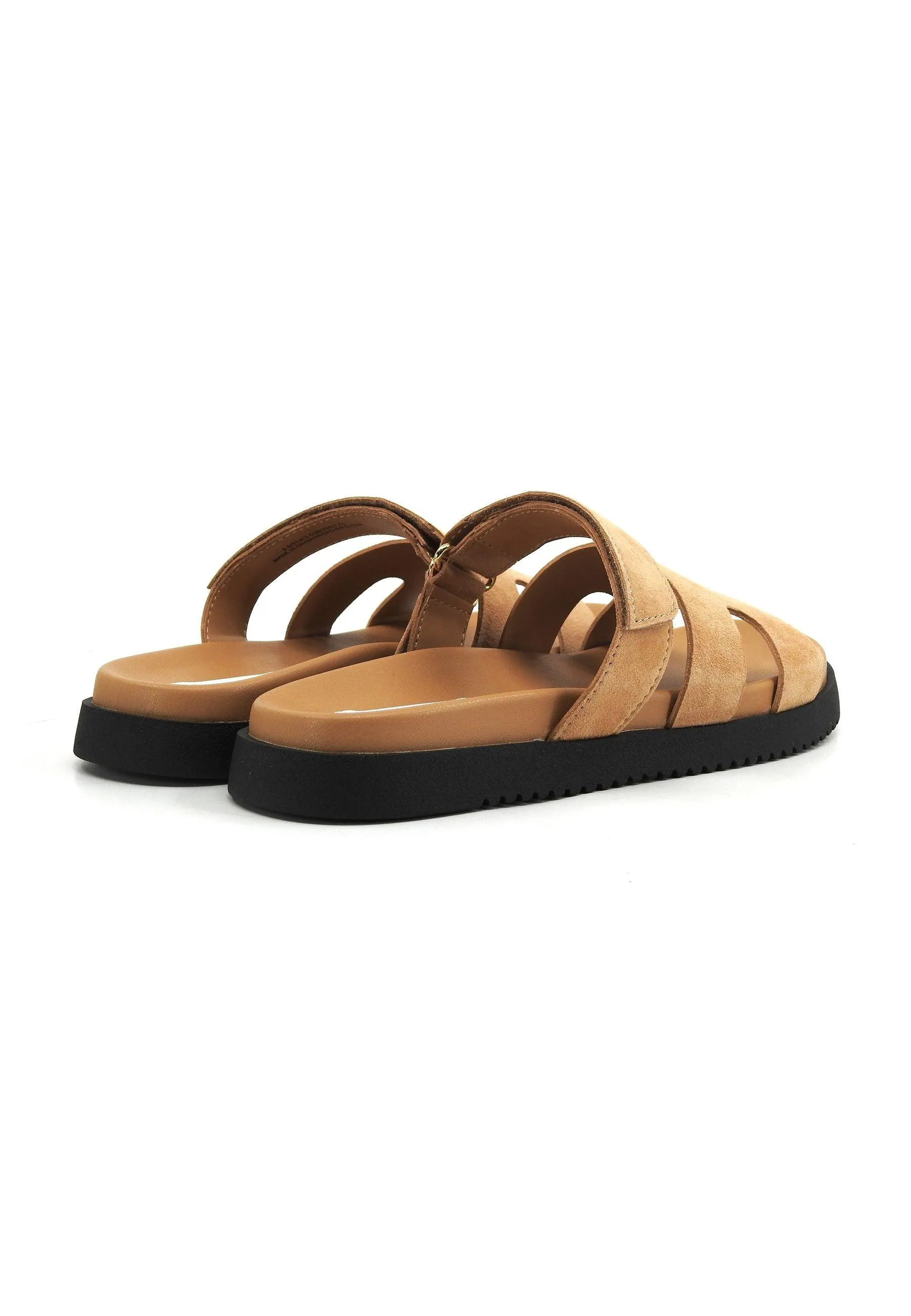 STEVE MADDEN Missile Ciabatta Donna Sand Suede MISS07S1