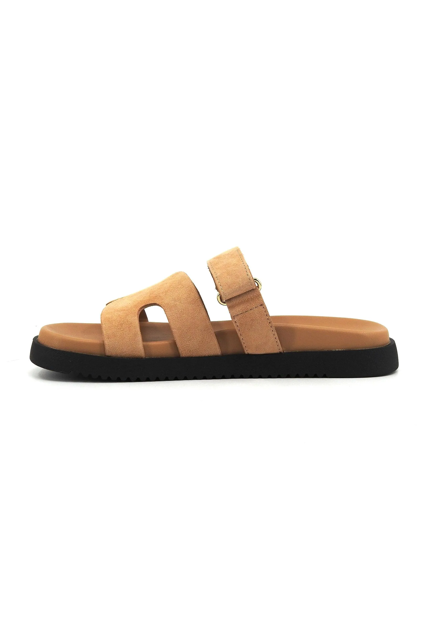 STEVE MADDEN Missile Ciabatta Donna Sand Suede MISS07S1