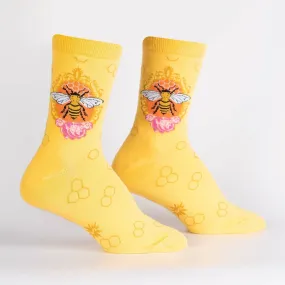 Women's Queen Bee Crew Socks