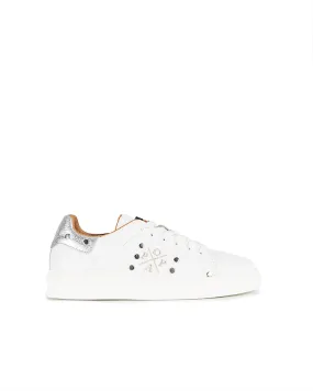 Zapatilla Vicort Adornos Blanco