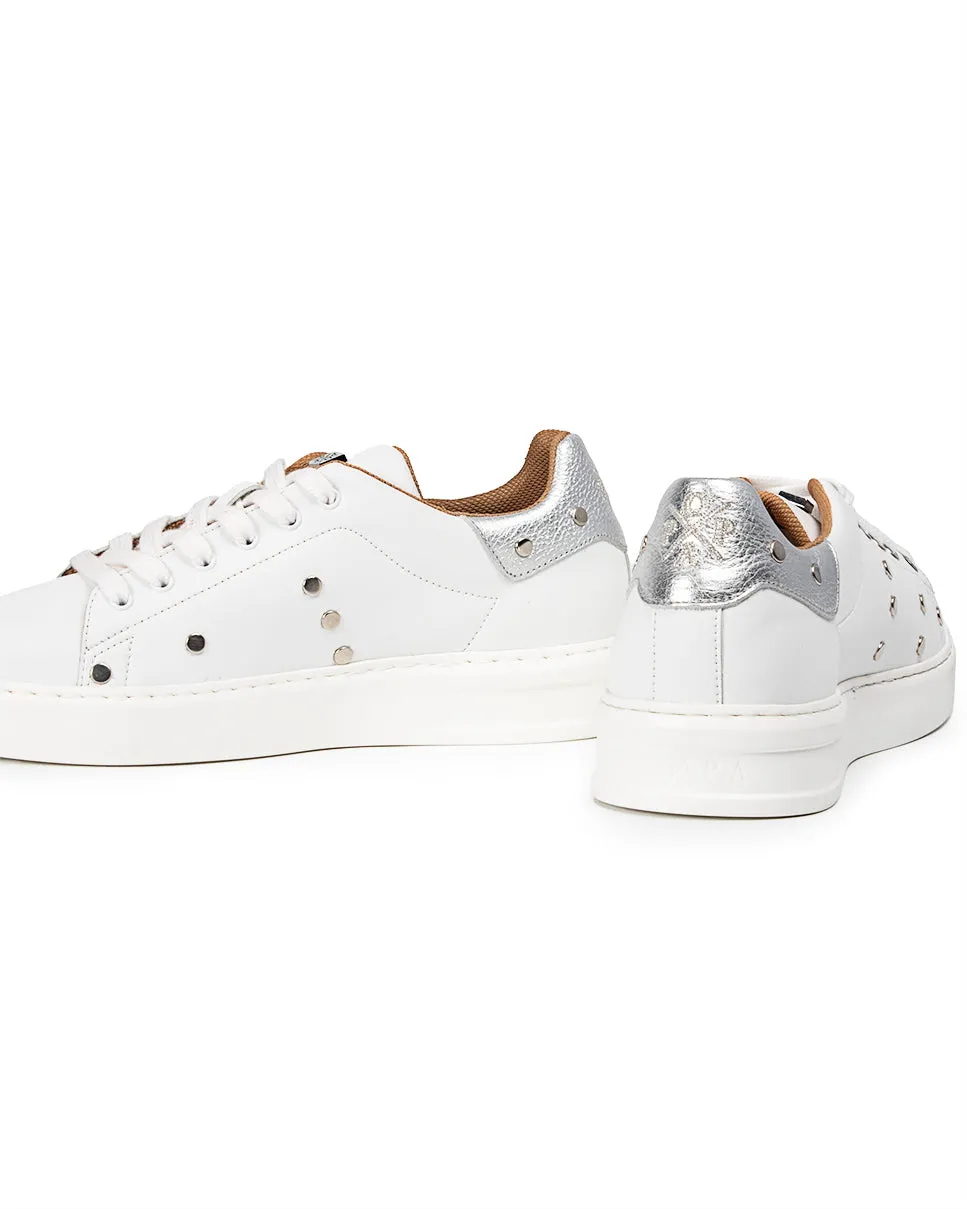 Zapatilla Vicort Adornos Blanco